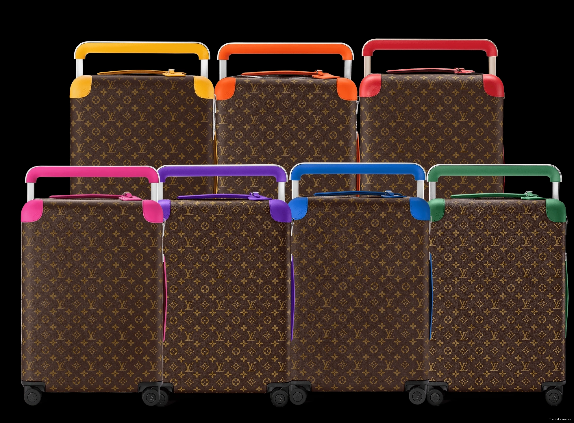 55 SUITCASE CUSTOM MACASSAR CANVAS CABIN HORIZON 37L 0814